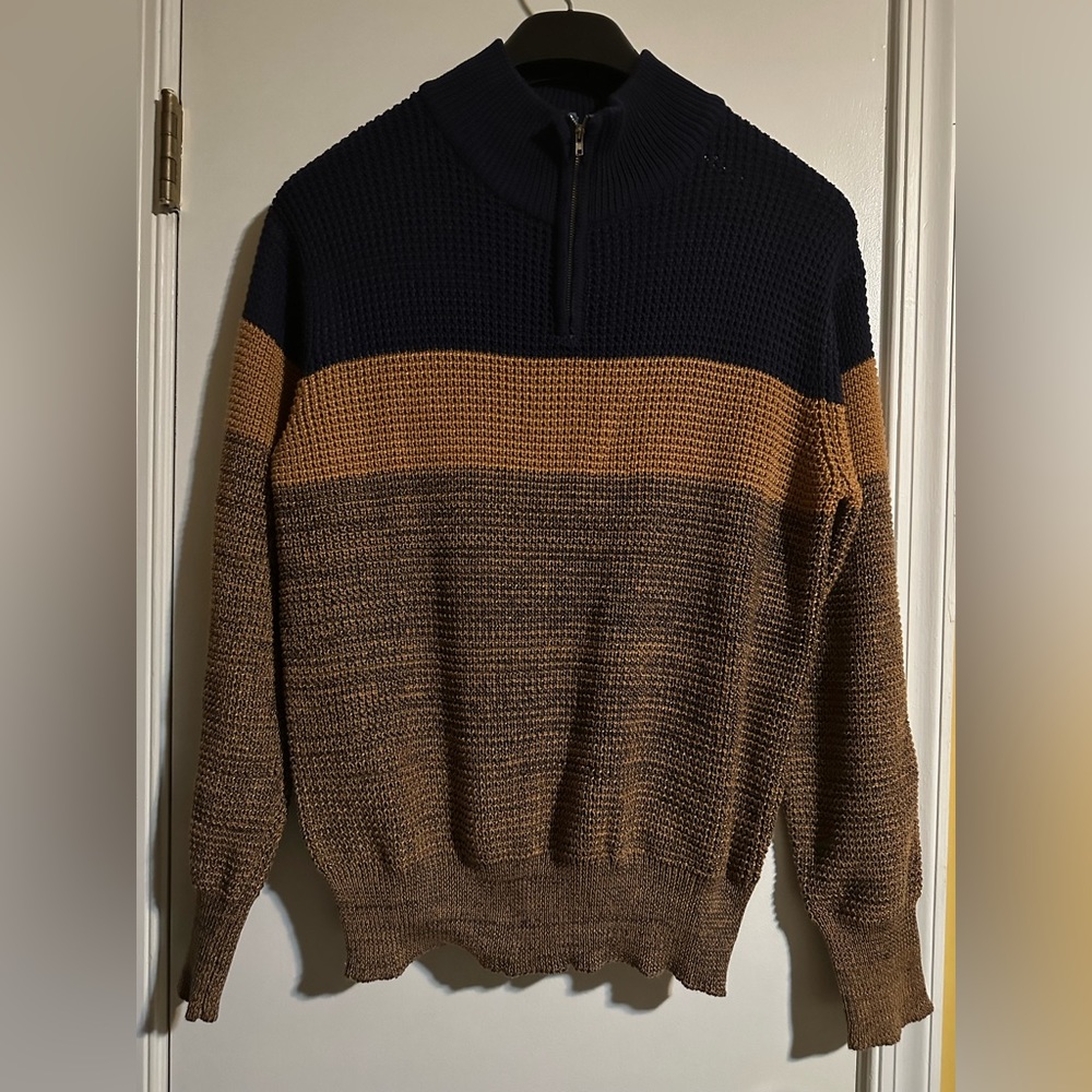 Maroths Multicolor Long Sleeve Crewneck ￼Sweater Size M NEW